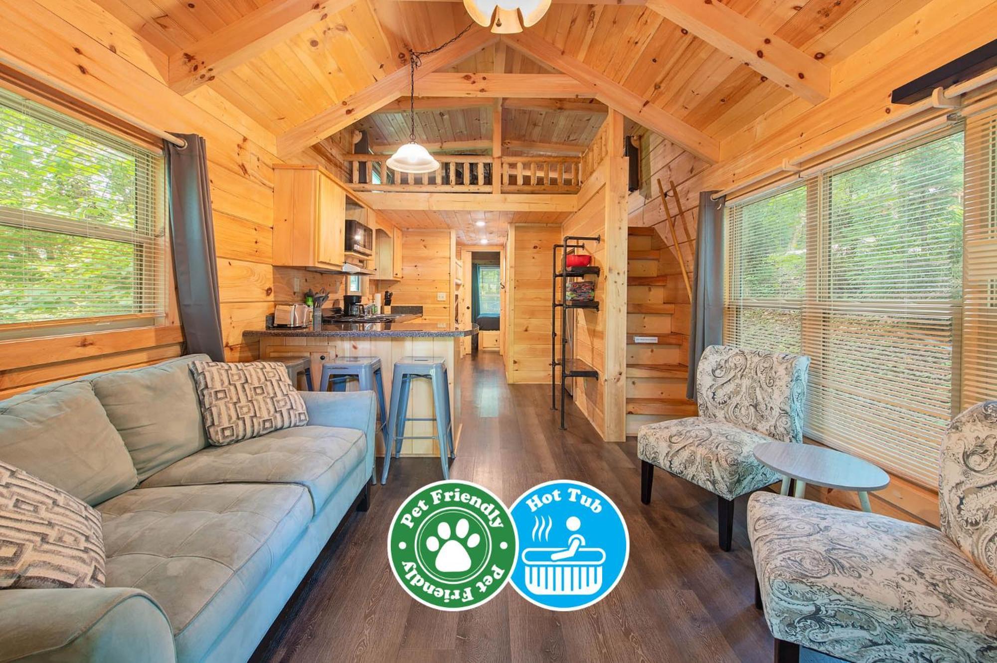 Eden Cabin Forested Tiny Home On Lookout Mtn チャタヌーガ エクステリア 写真